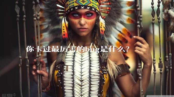 你卡过最厉害的bug是什么？